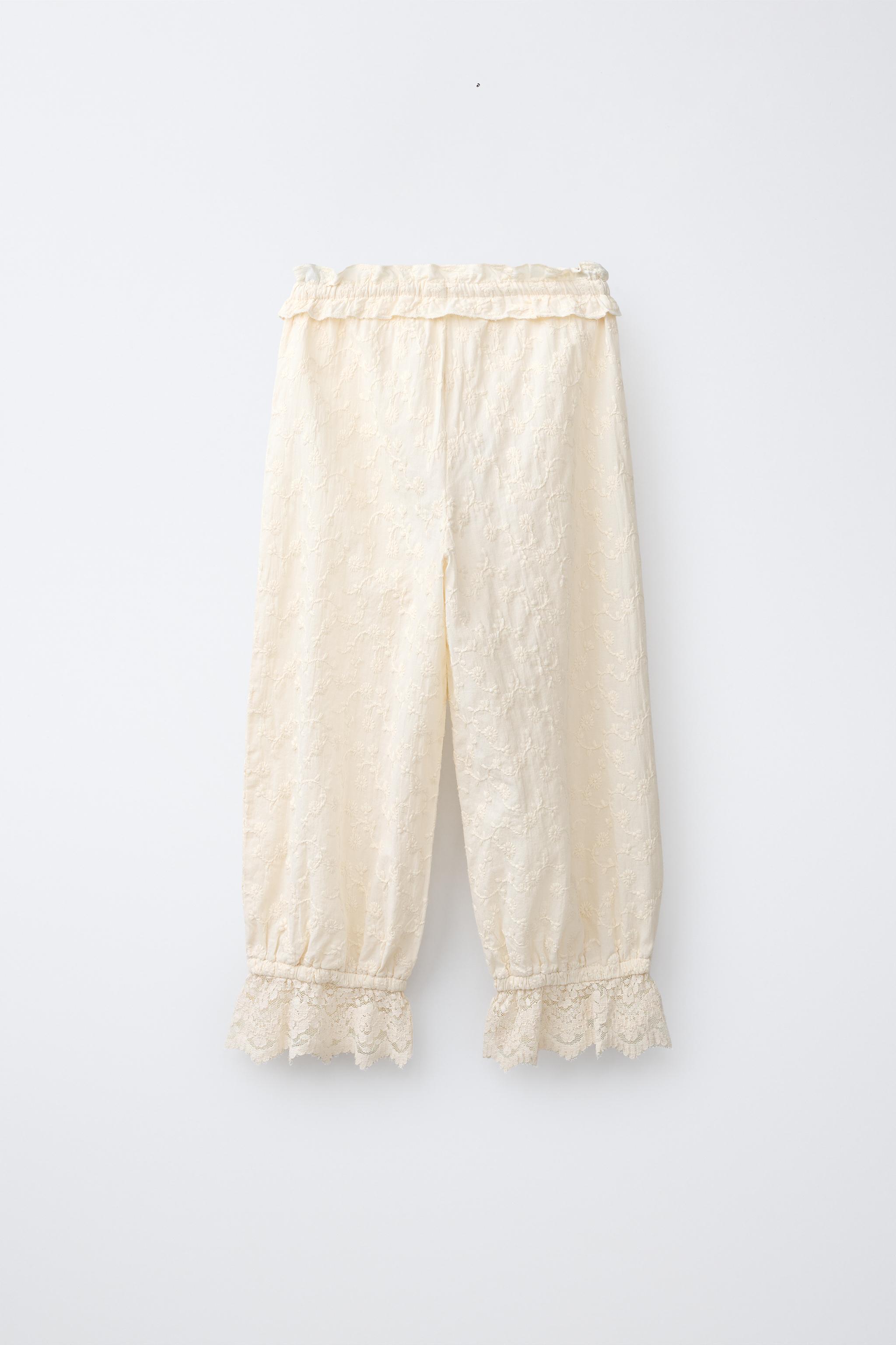 PANTALON BOUFFANT BRODÉ